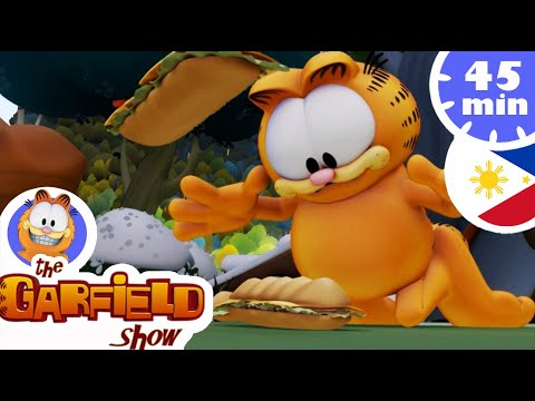 🥪Garfield: it's raining sandwiches!😍- HD Compilation