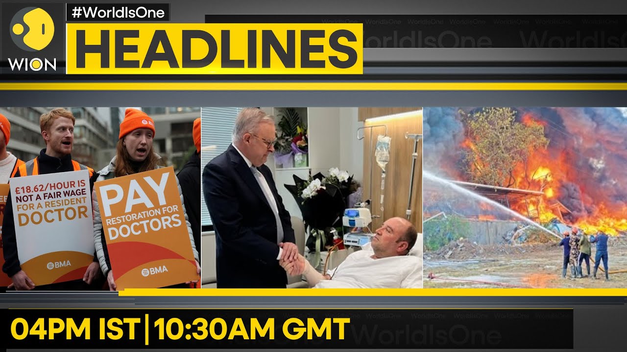 Albanese Praises Bondi Attack Heroes | England doctors' strike | WION HEADLINES