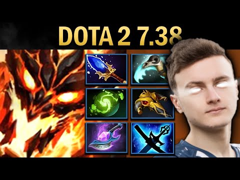 Shadow Fiend Gameplay Miracle with Vyse and Aghanims - Dota 2 7.38