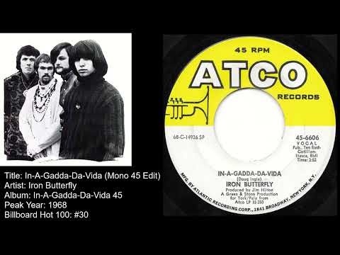Iron Butterfly: In-A-Gadda-Da-Vida (Mono 45 Edit)