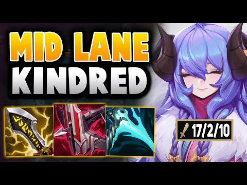 WTF?! Mid Lane Kindred Is Actually Sleeper OP! Dominate Mid Lane With Kindred! - League Of Legends