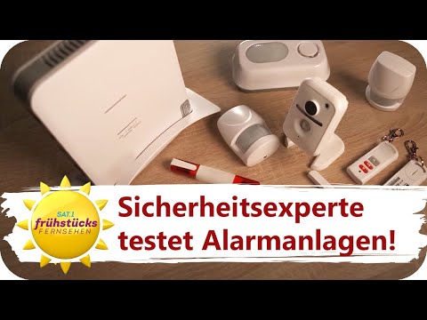 Smart alarm systems: a price-performance ratio test! | SAT.1 Breakfast Television