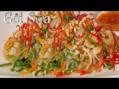 Gỏi Sứa  - Cách Làm Gỏi Sứa Giòn Thơm Ngon - Cách Làm Nước Mắm Để Ăn Gỏi -  Jellyfish Salad