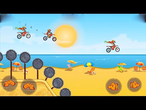 Moto X3M Bike Racing Games - Gameplay Walkthrough (iOS, Android) #2