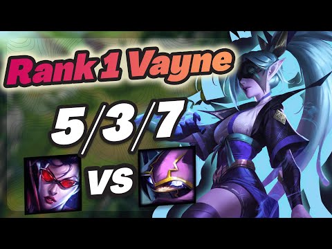 Vayne Vs Kennen - Challenger Gameplay Rank 1 Vayne