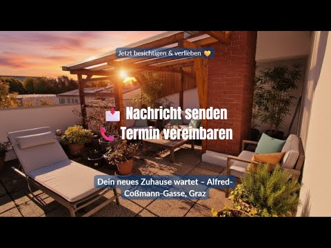 Wohnen mit Weitblick: Stilvolle 3-Zimmer-Wohnung mit Südterrasse in Graz-Straßgang