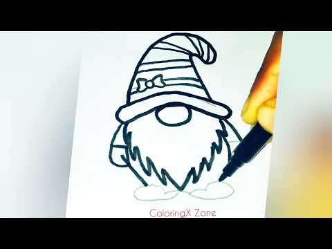 Gnome Coloring Pages Free Printable