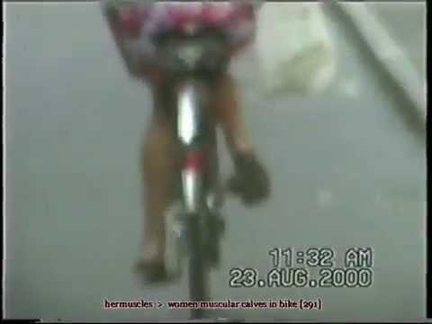 women muscular calves in bike [291]
