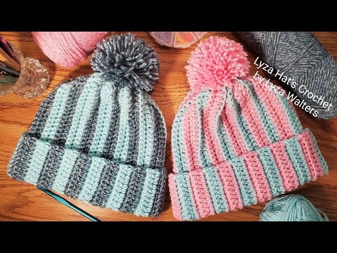 Crochet the Easiest Winter Unisex Hat for 3 to 10 years old