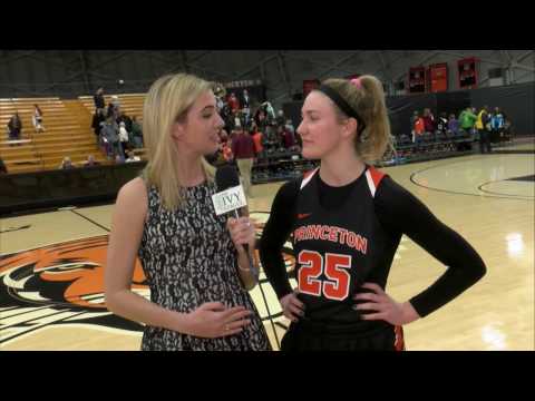 Gabrielle Rush Following 63-58 Women's Basketball Win vs. Harvard