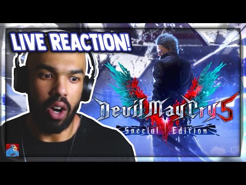 LETS ROCK VERGIL! - Devil May Cry 5 Special Edition Reveal Trailer LIVE REACTION! (PS5 Showcase)