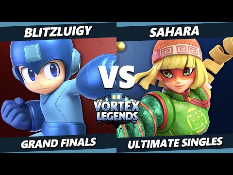 VL 38 GRAND FINALS - BlitzLuigy (Mega Man) Vs. Sahara (Min Min) SSBU Ultimate Tournament