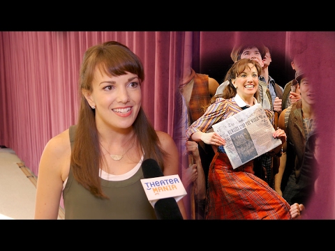 Theater Gone Wrong: Kara Lindsay Sends a Broom Flying During Newsies