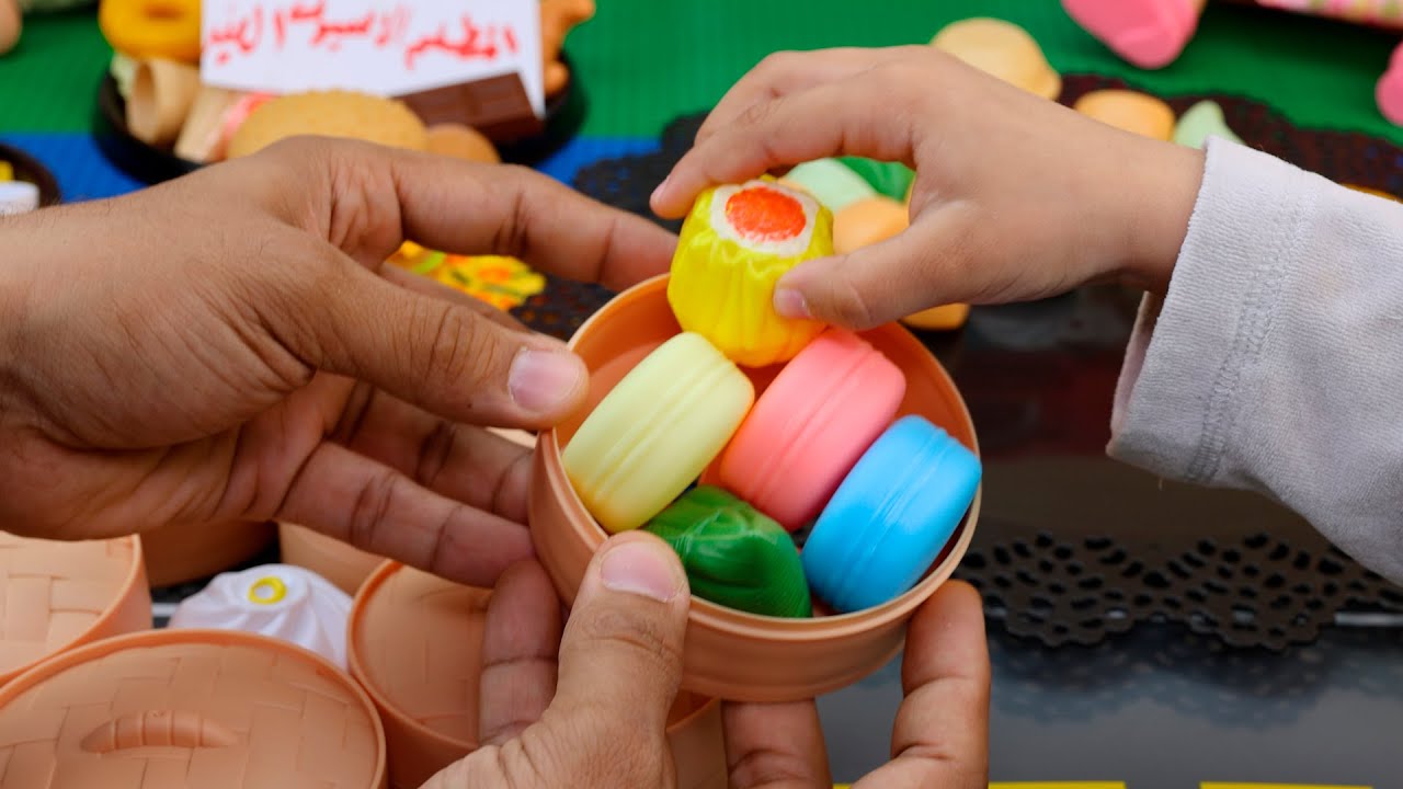 لعبة المطبخ الاسيوي الصغير !! حلو وحادق