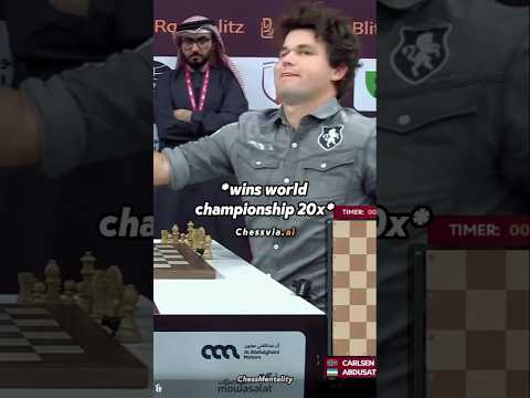Mit dieser Partie wird Magnus zum 20-fachen Weltmeister 💀 #Schach #MagnusCarlsen