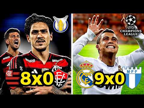 A MAIOR GOLEADA do SÉCULO de CADA CAMPEONATO ...