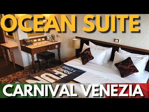 Carnival Venezia Ocean Suite Tour Stateroom 7235,...