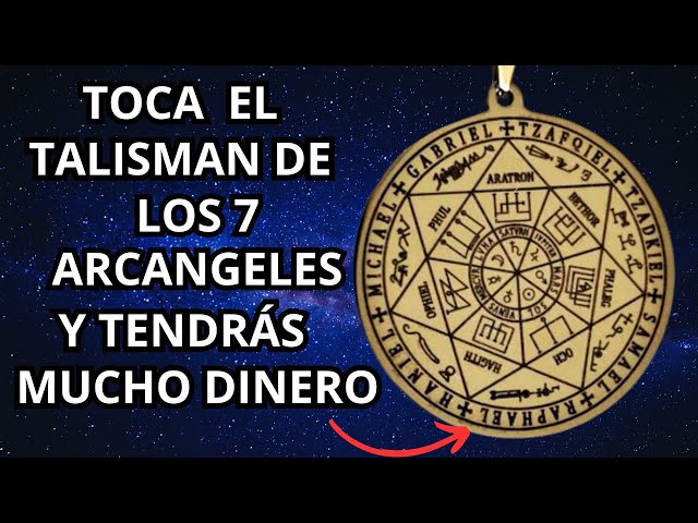 Vídeo relacionado con AFSTALR Collar talismán con medalla de los 7 arcángeles para hombres y mujeres, talismán de pentagrama de Salomón, amuletos de la suerte y proteccion A-Plata