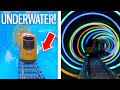 I Built A HUGE Lego Railway Up Stairs Underwater