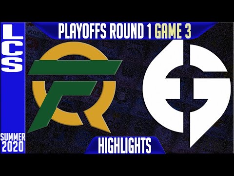 FLY vs EG Highlights Game 3 | LCS Playoffs Summer 2020 Round 1 | FlyQuest vs Evil Geniuses