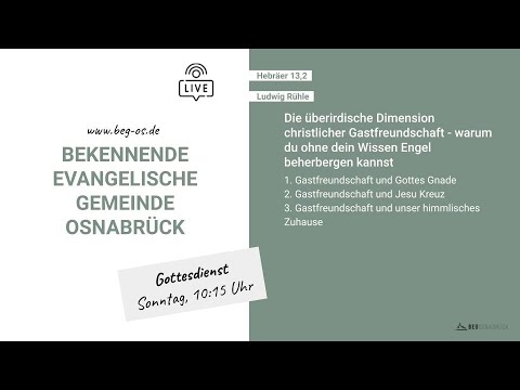 Hebräer 13,2 | Die überirdische Dimension christlicher Gastfreundschaft