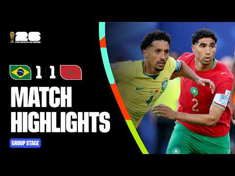 Highlights | Brazil 1-1 Morocco | FIFA World Cup 2026™