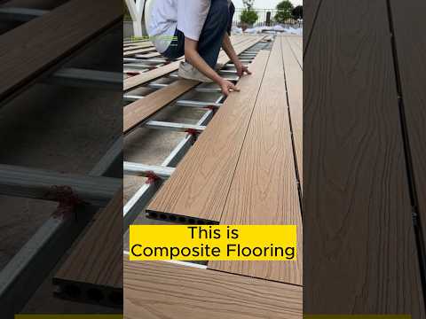 Wood Plastic Composite Decking:Build the nice looking Floor #compositedecking #wpcfloor #bestoo