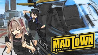 〖​​GTA5 MADTOWN (β)〗警察４日目 空とぶのが、とにかく楽しい！〖にじさんじ￤魔界ノりりむ〗