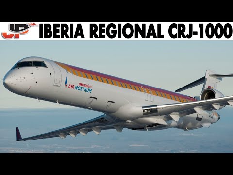 Piloting IBERIA Regional CRJ-900 & CRJ-1000 | Great Crew!