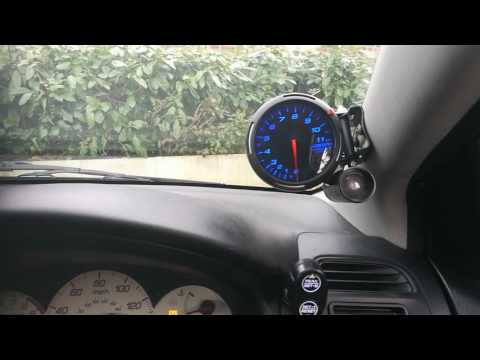 Tachometer Gauge Kit Blue LED 11000 RPM car Meter Shift Light Switch Unit 4G4E