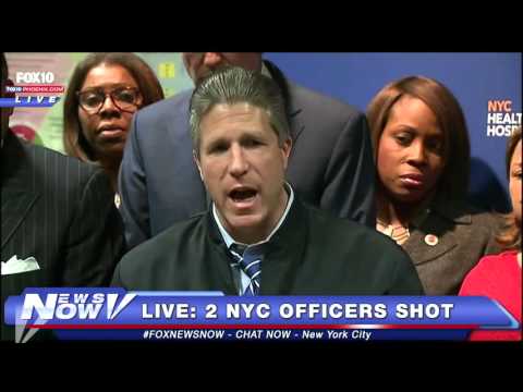 2 New York City Police Officers Shot - Full Press Conference
