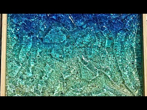 Realistic Water Effect in Resin Wall Art Resin Art Tutorial