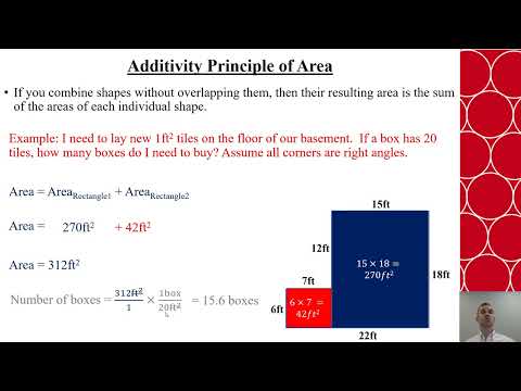 Math 122 Ch 12.2 - Moving and Additivity Principles of Area