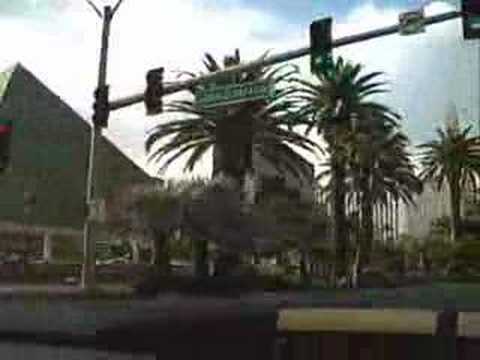 Driving down Las Vegas Blvd. in a Shelby Mustang GT-H