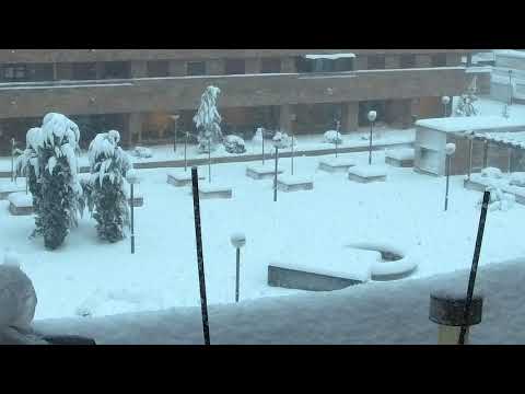 Timelapse Borrasca Filomena 2021 en 30 segundos