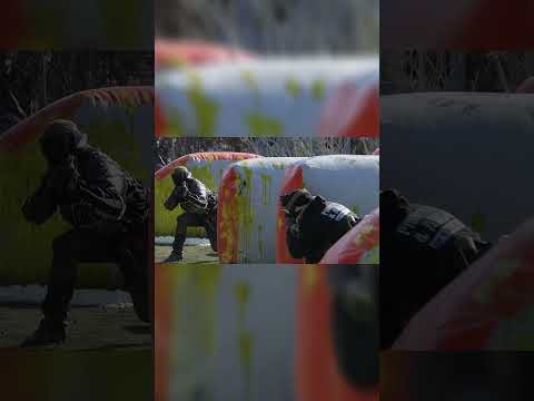 Shooting Down The Wire! Experience Paintball.