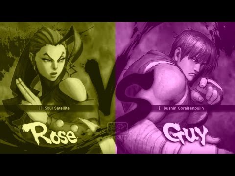 Minene(Rose) VS OTinhoso(Guy) SSF4 AE 2012 Xbox Live
