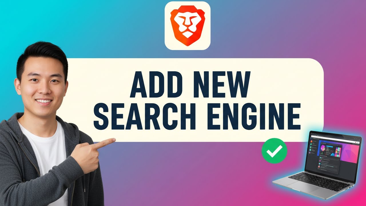 How to ADD a NEW SEARCH ENGINE in Brave (Step by Step)