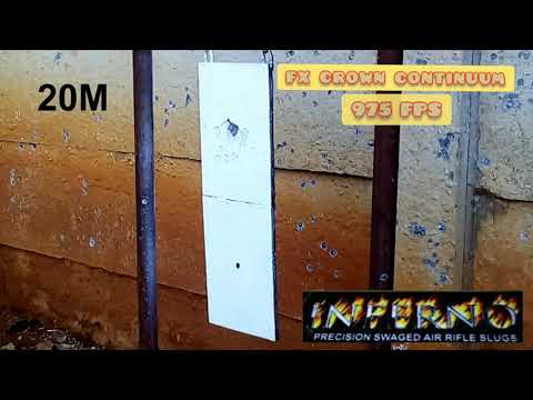 20M TEST WITH 218 27GR INFERNO SLUGS