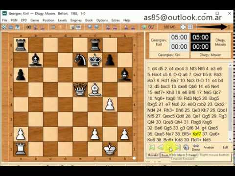 Échecs Georgiev kiril and dlugy maxim 1983 belfort 1 0