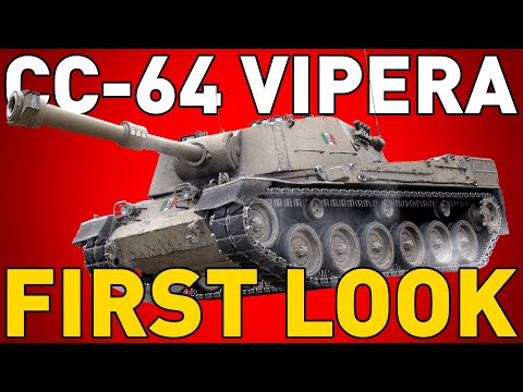 SMV CC-64 Vipera - First Look - World of Tanks