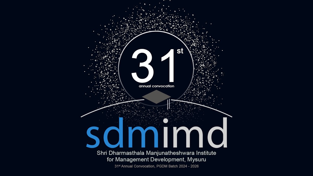 SDMIMD - 31st Annual Convocation Live Streaming on April 8th 2026