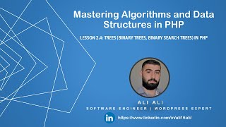Mastering Algorithms and Data Structures in PHP - Binary Trees, Binary Search Trees in PHP 2-4