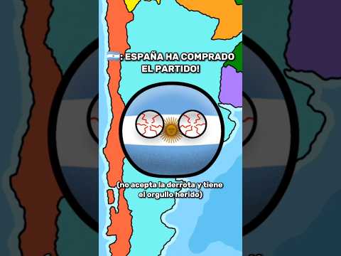 Argentina es un mal perdedor 🇦🇷🗣️ #countryballs #humor #viral #shorts