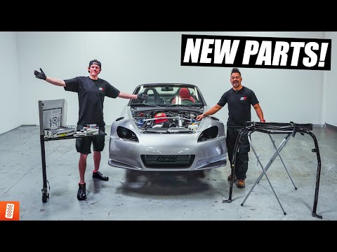 Building A Turbocharged Honda S2000 AP2 - Part 9 - Roll Cage & Racing Shifter!