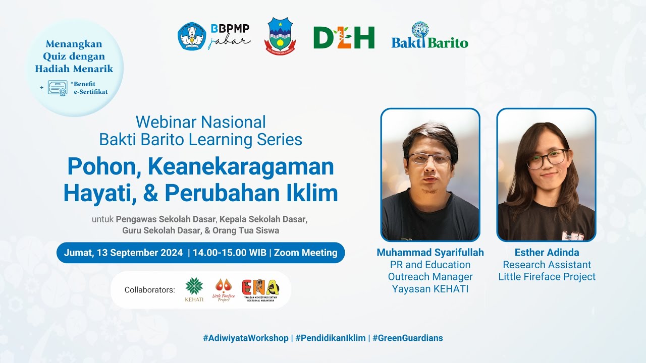 Webinar Series: Pohon, Keanekaragaman Hayati, & Perubahan Iklim