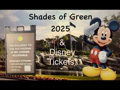 Shades of Green - Disney World Military Ticket Changes - Walkway Update