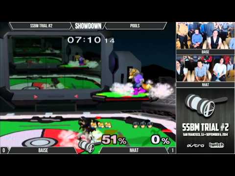 SSBM Trial #2 - Pools: Baise (Fox) v Nhat (Marth)