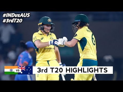 India Women vs Australia Women 3rd T20 Highlights 2024 | INDW vs AUSW 3rd T20 2024 Highlights