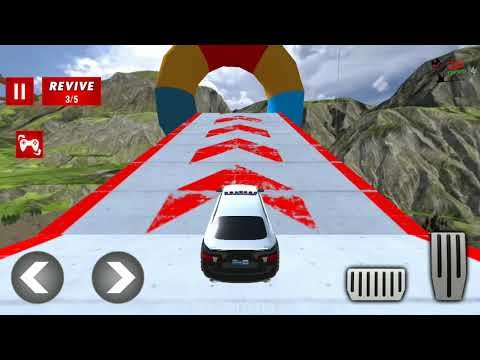 Police Limo Car Stunts GT Racing:Ramp Car Stunt Game -Android Gameplay Racing Games LEVEL-16 to 20